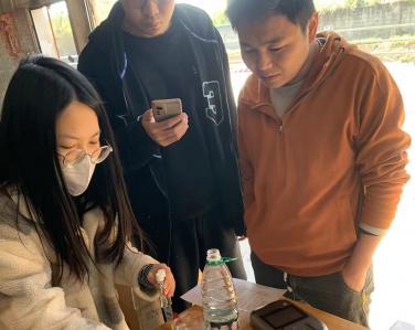 肇慶某環(huán)保企業(yè)便攜式水質(zhì)檢測(cè)儀裝機(jī)培訓(xùn)現(xiàn)場(chǎng)